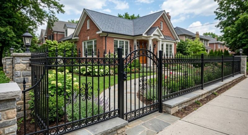 Custom Iron Fence Installation in Alpharetta, GA