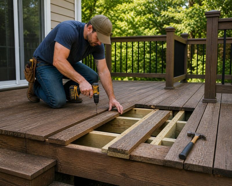 Deck Lattice Repair in Redmond, WA