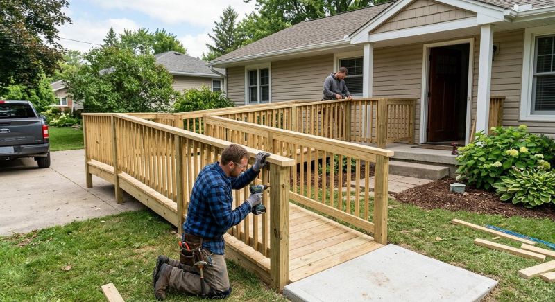 Deck Ramp Construction in Wilmington, NC