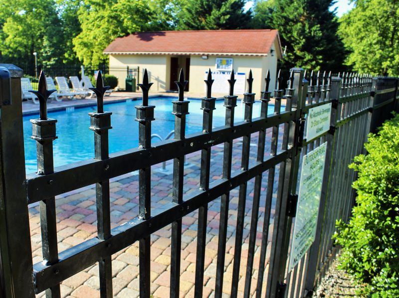 Metal Pool Fence Installation in Grand Rapids, MI