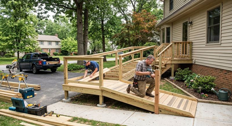 Mobility Ramp Construction in Conroe, TX