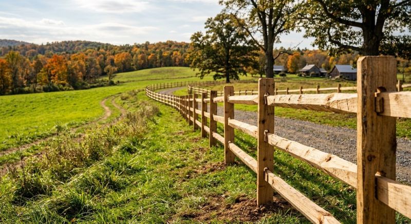 Rustic Fence Installation in Sacramento, CA