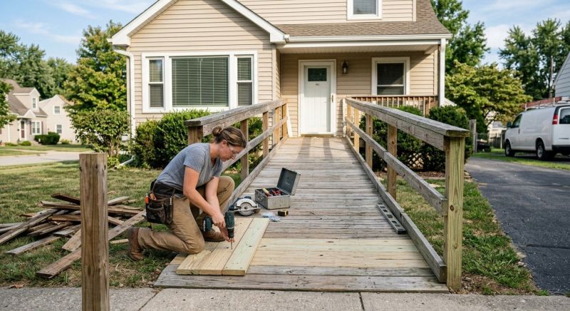 Stair Ramp Construction in Kansas City, KS