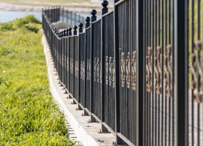 Steel Fence Construction in Alpharetta, GA