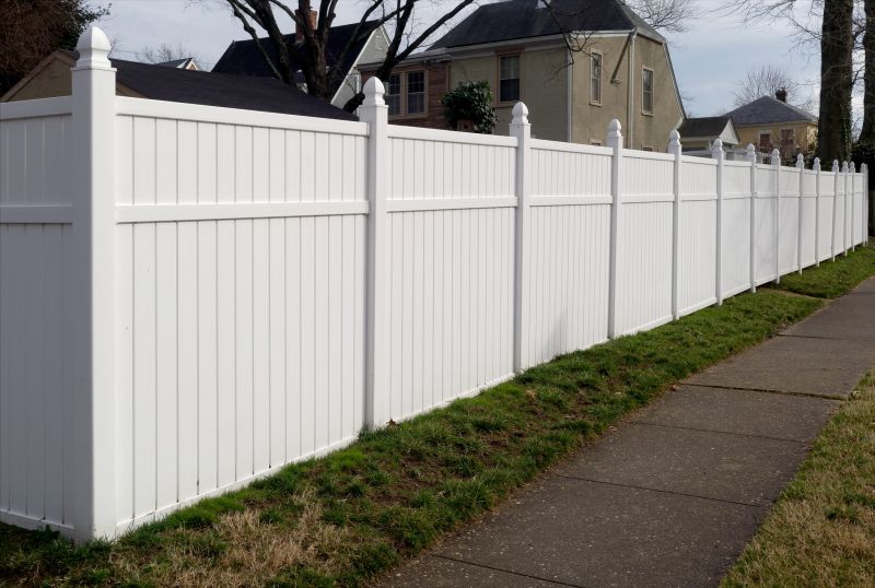 White Pvc Fence Installation in Alpharetta, GA